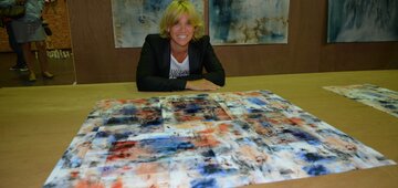 Tanja Gordts stelt haar werken tentoon